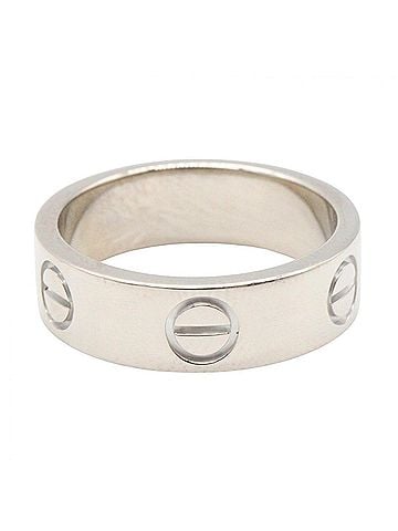 Cartier Cartier Love Ring, 18K White Gold (18KWG), Silver Tone, B4084700 (view 2)