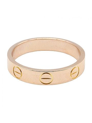 Cartier Cartier Mini Love Ring, 18K Pink Gold (PG), Men's/Women's, Tone, B4085248 (view 2)