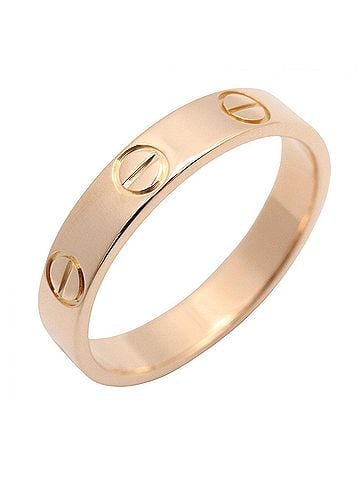 Cartier Cartier Mini Love Ring, 18K Pink Gold (PG), Men's/Women's, Tone, B4085200 (view 1)