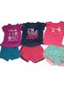 Under Armour Graphic Solid Pink Blue Gray Purple Multi Color T-Shirt Size 18 - photo 2
