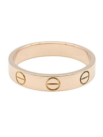 Cartier Cartier Mini Love Ring, 18K Pink Gold (PG), Men's/Women's, Tone, B4085200 (view 2)