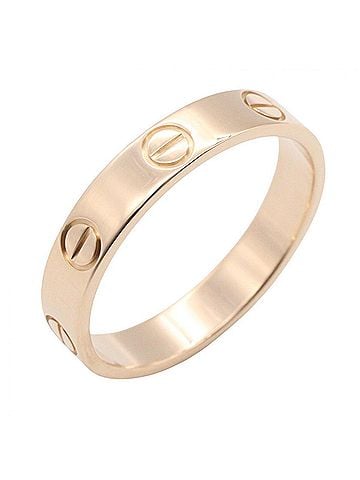 Cartier Cartier Mini Love Ring, 18K Pink Gold (PG), Men's/Women's, Tone, B4085200 (view 1)