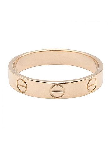 Cartier Cartier Mini Love Ring, 18K Pink Gold (PG), Men's/Women's, Tone, B4085200 (view 2)