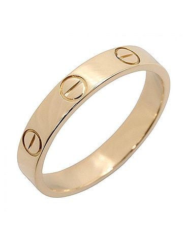 Cartier Cartier Mini Love Ring, 18K (Yellow Gold), Women's Jewelry, Gold Tone, B4085000 (view 1)