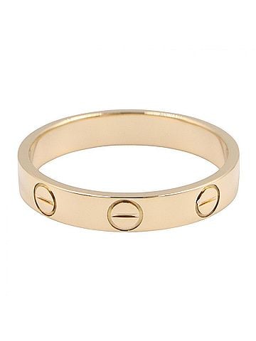 Cartier Cartier Mini Love Ring, 18K (Yellow Gold), Women's Jewelry, Gold Tone, B4085000 (view 2)