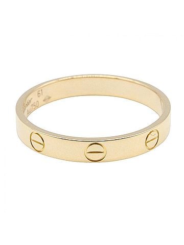 Cartier Cartier Mini Love Ring, 18K (Yellow Gold), Men's/Women's, Gold Tone, B4085061 (view 2)