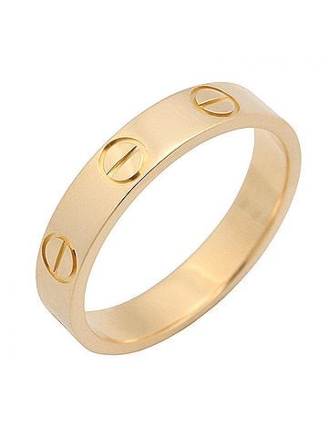 Cartier Cartier Mini Love Ring, 18K (Yellow Gold), Men's/Women's, Gold Tone, B4085048 (view 1)