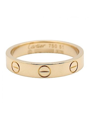 Cartier Cartier Mini Love Ring, 18K (Yellow Gold), Men's/Women's, Gold Tone, B4085000 (view 2)