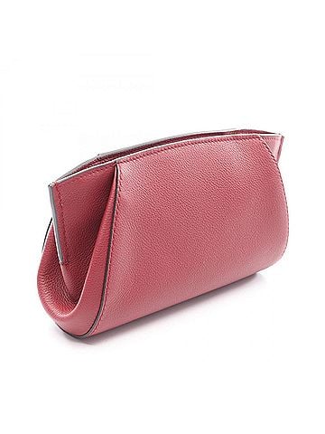 Cartier Cartier C de Second Bag Clutch Handbag Leather Women's Bordeaux L3001479 (view 2)