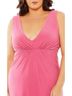 Mac Duggal 100% Polyester Solid Pink Cocktail Dress Size 18 - photo 3