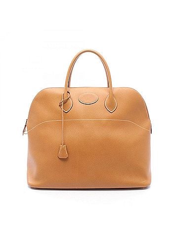Hermès Hermes Bolide 45 Natural Handbag, Ardennes Leather, Women's, Brown Tones (view 1)