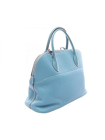 Hermès Hermes Bolide 35 Blue Jean 2-Way Handbag, Taurillon Clemence Leather, Women's, (view 2)