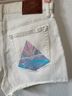 Lucky Legend Graphic Denim Shorts Size 10 - photo 8