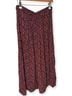 Zara Floral Red Black Casual Skirt Size M - photo 4