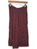 Zara Floral Red Black Casual Skirt Size M - photo 6