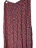 Zara Floral Red Black Casual Skirt Size M - photo 5
