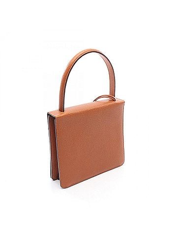Loewe Loewe Barcelona Handbag, Leather, Women's, Brown (view 2)