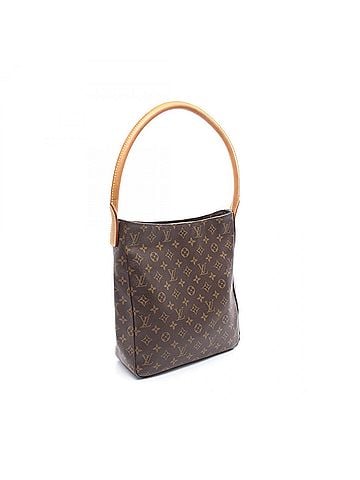 Louis Vuitton Louis Vuitton Looping GM Shoulder Bag/Handbag, Coated Canvas and Leather, Monogram Pattern, Women's, Brown, M51145 (view 2)
