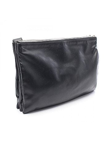 Bottega Veneta Bottega Veneta Large Messenger Bag Shoulder Handbag Leather Men's Black (view 2)