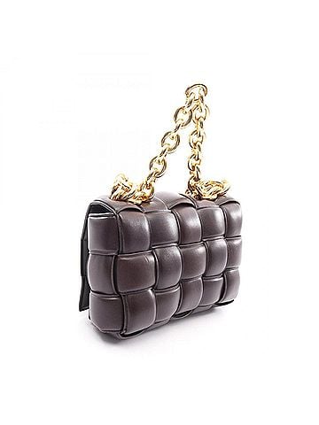 Bottega Veneta Bottega Veneta The Chain Cassette 2-Way Shoulder Bag/Handbag, Leather, Women's, Brown (view 2)