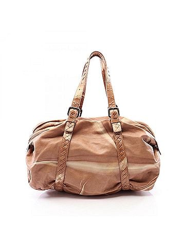 Bottega Veneta Bottega Veneta Intrecciato Boston Bag Handbag Leather Men's Women's Brown/Beige (view 1)