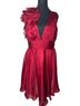 Mac Duggal 100% Polyester Solid Red Cocktail Dress Size 10 - photo 1