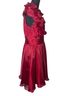 Mac Duggal 100% Polyester Solid Red Cocktail Dress Size 10 - photo 5