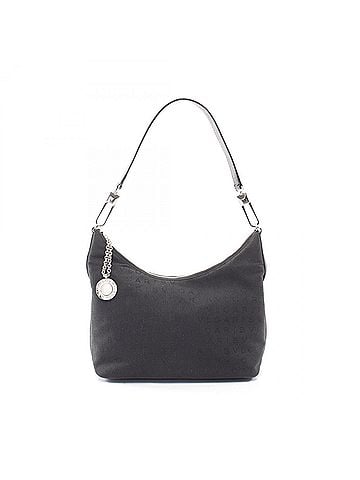 Bvlgari Bulgari BVLGARI Logo Mania Shoulder Bag Handbag Canvas Women's Black (view 1)