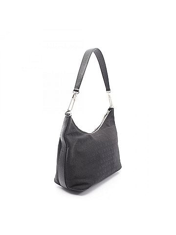 Bvlgari Bulgari BVLGARI Logo Mania Shoulder Bag Handbag Canvas Women's Black (view 2)
