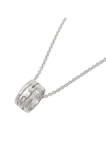 Bvlgari Bulgari BVLGARI Parentesi Necklace, 18KWG (White Gold), Silver Tone, for Men and Women (view 1)