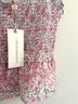 LoveShackFancy 100% Cotton Floral Pink White Tank Top Size L - photo 6