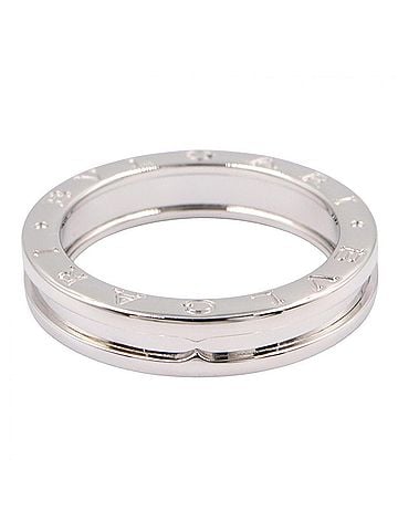 Bvlgari Bvlgari Bulgari B-zero1 Ring, 1-band ring, 18K White Gold (18KWG), Silver-tone, for Men and Women, Item Number 346566 (view 2)