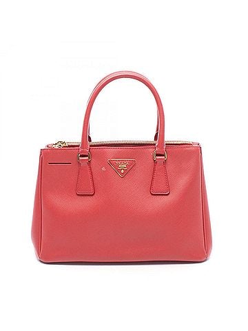 Prada Prada Galleria Handbag, Leather, Women's, Red (BN1801) (view 1)