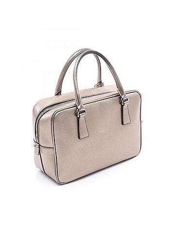 Prada Prada Galleria Handbag, Leather, Women's, Gold Tone, BN1113 (view 2)