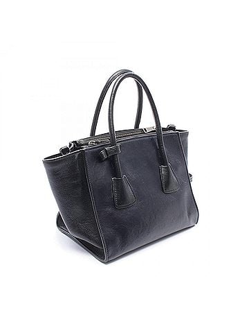 Prada Prada GLACE'CALF 2WAY Handbag, Leather, Women's, Black (B2625M) (view 2)