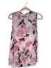 Torrid Floral Pink White Sleeveless Blouse Size 1X - photo 4
