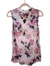 Torrid Floral Pink White Sleeveless Blouse Size 1X - photo 2