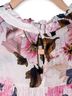 Torrid Floral Pink White Sleeveless Blouse Size 1X - photo 8