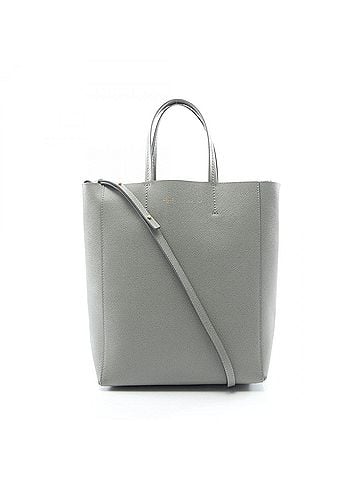 Céline Celine Vertical Small Cabas 2-Way Tote Bag/Handbag, Leather, Women's, Gray (view 1)