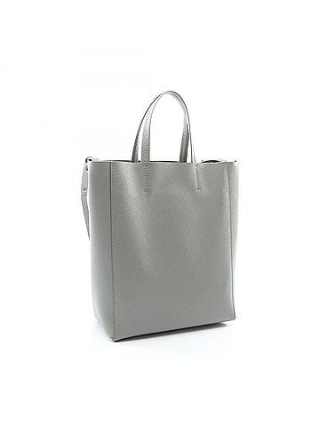 Céline Celine Vertical Small Cabas 2-Way Tote Bag/Handbag, Leather, Women's, Gray (view 2)