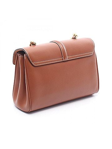 Céline Celine Teen Soft 16 Shoulder Bag/Handbag, Leather, Women's, Brown, 196853CR4.04LU (view 2)