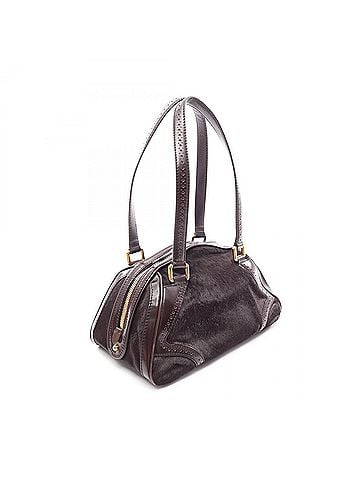 Céline Celine CELINE Shoulder Bag Handbag Leather Women's Brown (view 2)