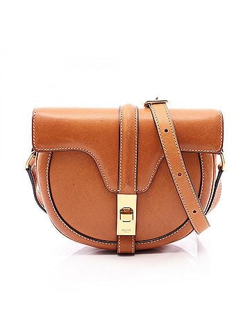 Céline Celine Small Besace 16-inch Shoulder Bag/Handbag, Leather, Women's, Brown, 188013BO2.04LU (view 1)
