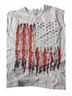 Shein Graphic White Red Gray Sleeveless T-Shirt Size 3X - photo 1