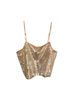 Madewell 100% Polyester 100% Polyester Solid Brown Tank Top Size L - photo 1