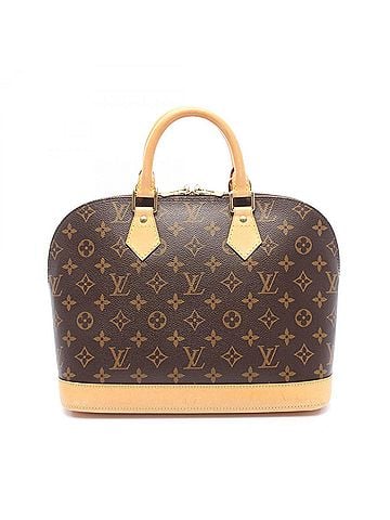 Louis Vuitton Louis Vuitton Alma PM Handbag, Coated Canvas and Leather, Monogram Pattern, Women's, Brown, M51130 (view 1)