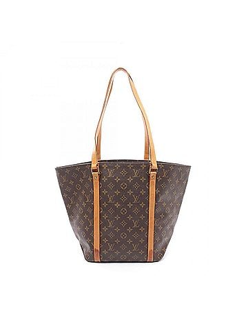 Louis Vuitton Louis Vuitton Sac Shopping Monogram Tote Bag Handbag, Coated Canvas Leather, Women's, Brown, M51108 (view 1)