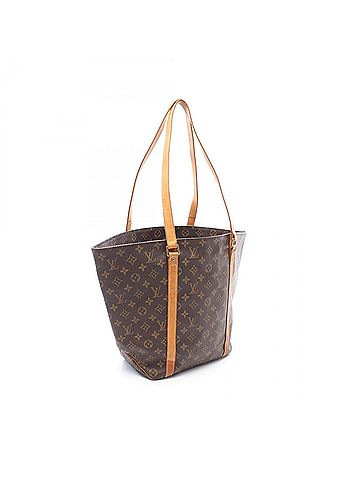 Louis Vuitton Louis Vuitton Sac Shopping Monogram Tote Bag Handbag, Coated Canvas Leather, Women's, Brown, M51108 (view 2)