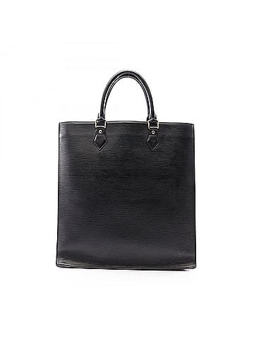 Louis Vuitton Louis Vuitton Sac Plat Epi Noir Tote Bag Handbag Leather Women's Black M59242 (view 1)