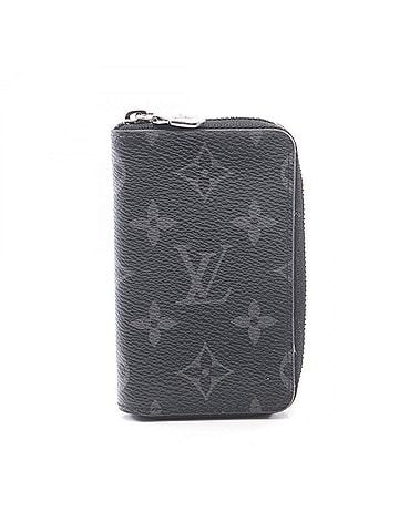 Louis Vuitton Louis Vuitton Zippy Coin Purse Vertical Monogram Eclipse Wallet - Men's Black M81662 (view 1)